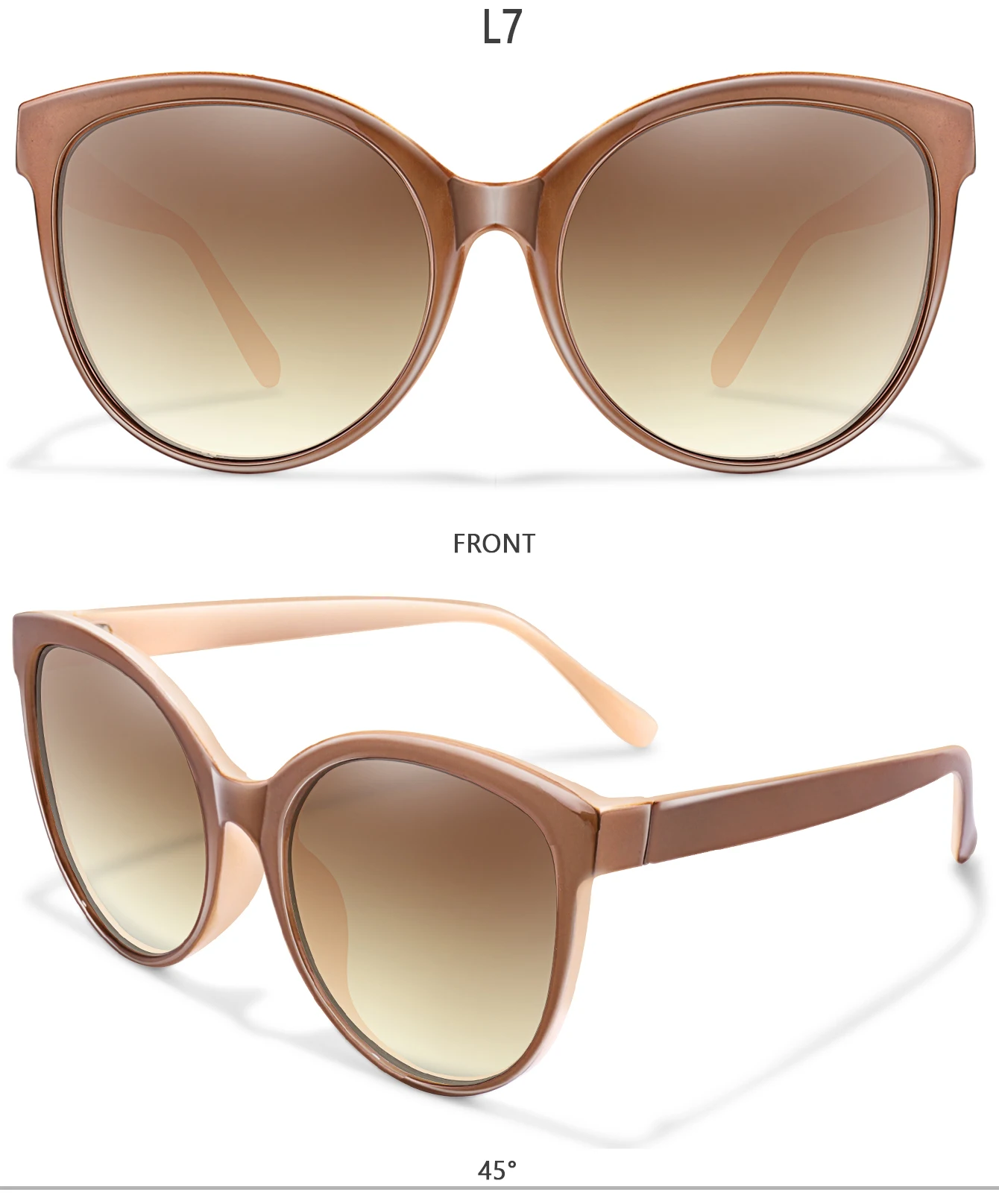 Trendige Sonnenbrillen für Damen, modische, elegante ovale Sonnenbrillen für den täglichen Outfit, Party, Shopping, Reisen, Strandurlaub, Selfie – Detail 13
