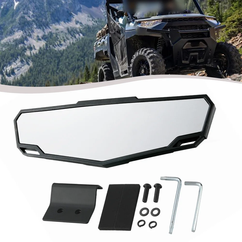 

Black Central Rearview Mirror For UTV For Polaris For Ranger 570 900 1000 For Can Am For Defender Interior Parts Car Accessories
