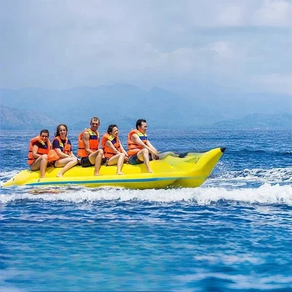 

Water Sport Game Inflatable Towable Banana Boat Inflatable Flying Towable Tube Banana Boat For Sale