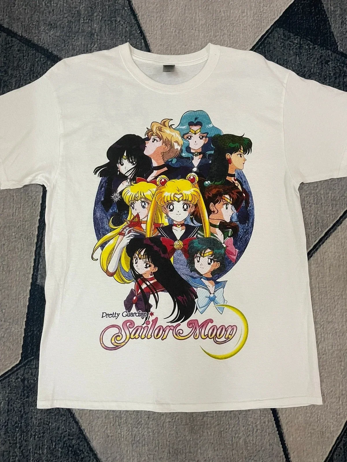 Anime Sailor Moon Cotton T-shirt 100%Cotton T-shirt Summer T-shirts Men's Women's Cute Harajuku Kawaii Y2K Clothes Tops