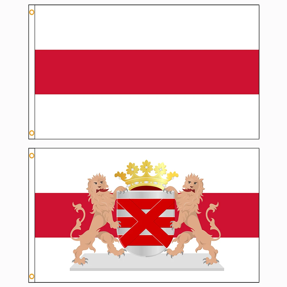 90x150cm Holland the Netherlands Enschede City Coat of Arms Flag Banner Decoration FLAGLAND