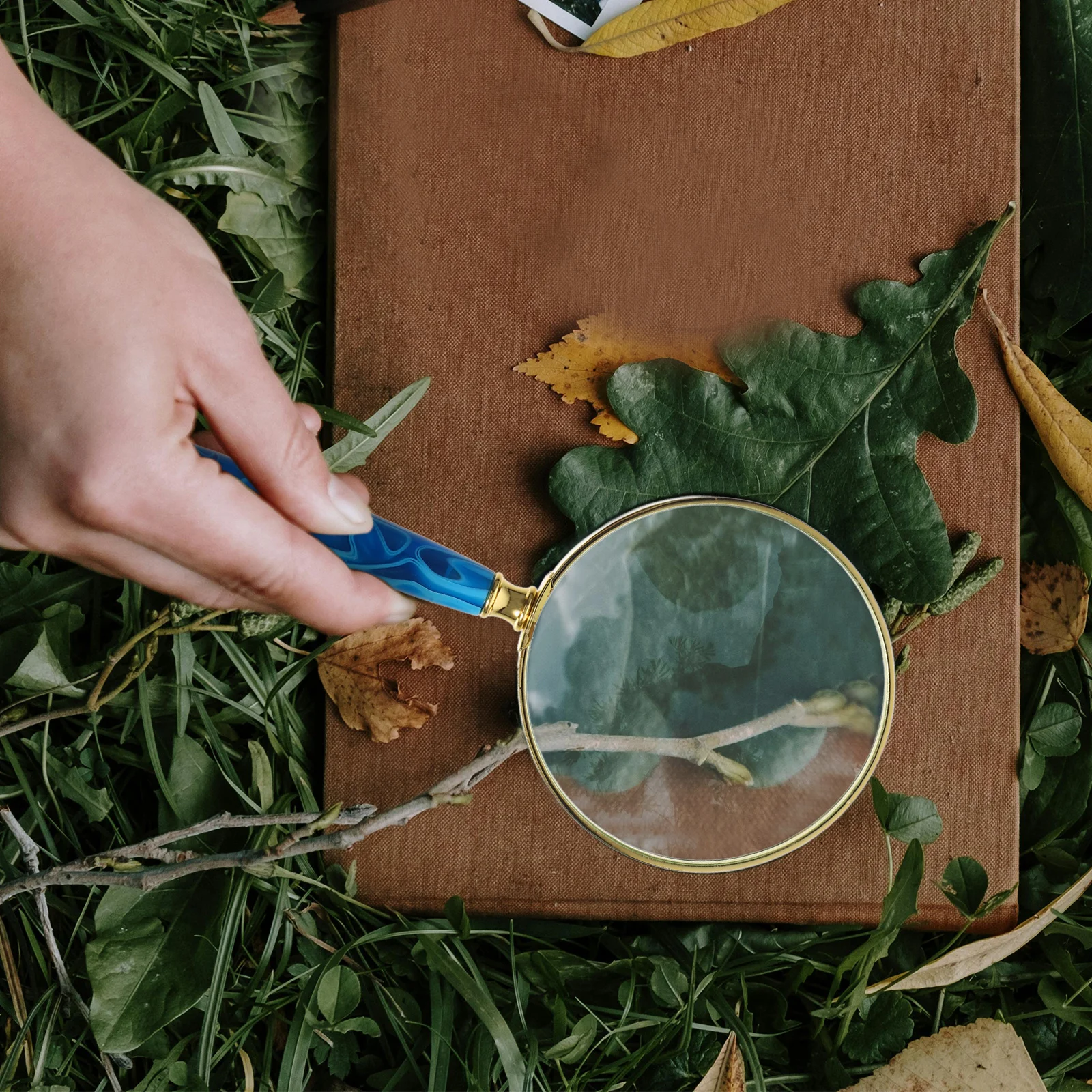 

Portable Handheld Magnifier High Power Optical Glass Lens for Reading Elderly Assistance Repair Work and Outdoor Exploration