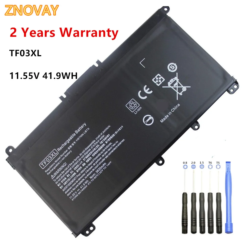 

TF03XL 920070-855 Battery for HP Pavilion 15-CC023CL 15-CC050WM 15-CC563ST 17-AR050WM 15-CC 15-CD 14-BF Series 11.55V 41.9WH