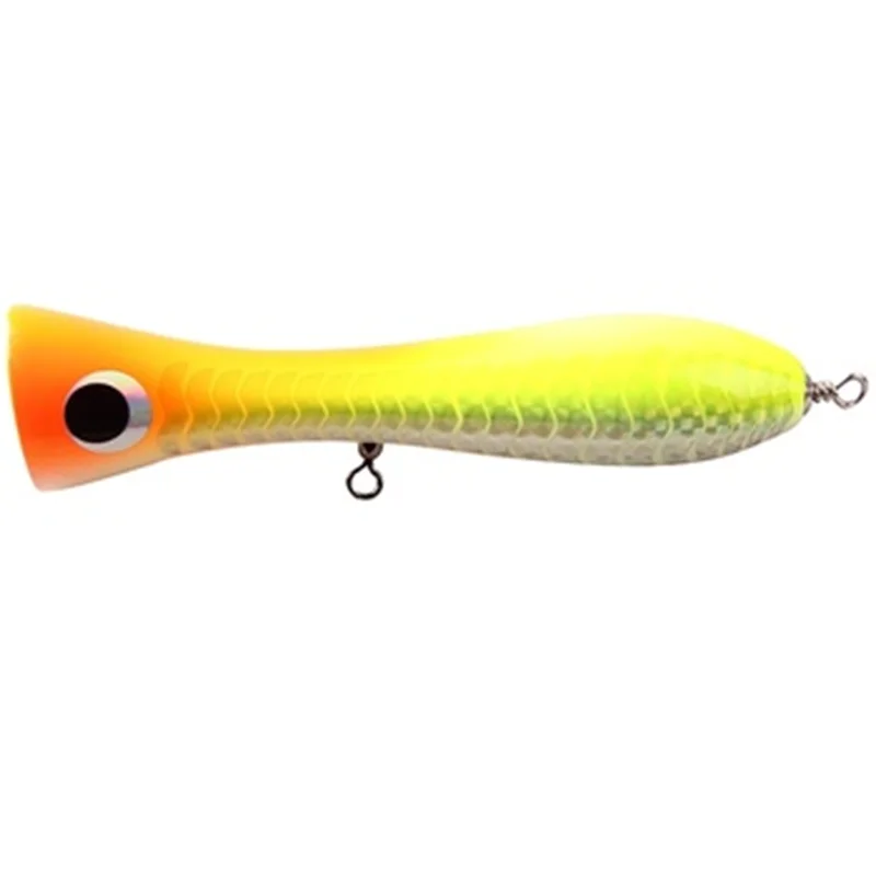 

LUTAC New Products Wood Lure Popper 200MM 120G Fishing Goods Top Water Popper Blank Lure Big Splash High Hit Rate Lure Pesca