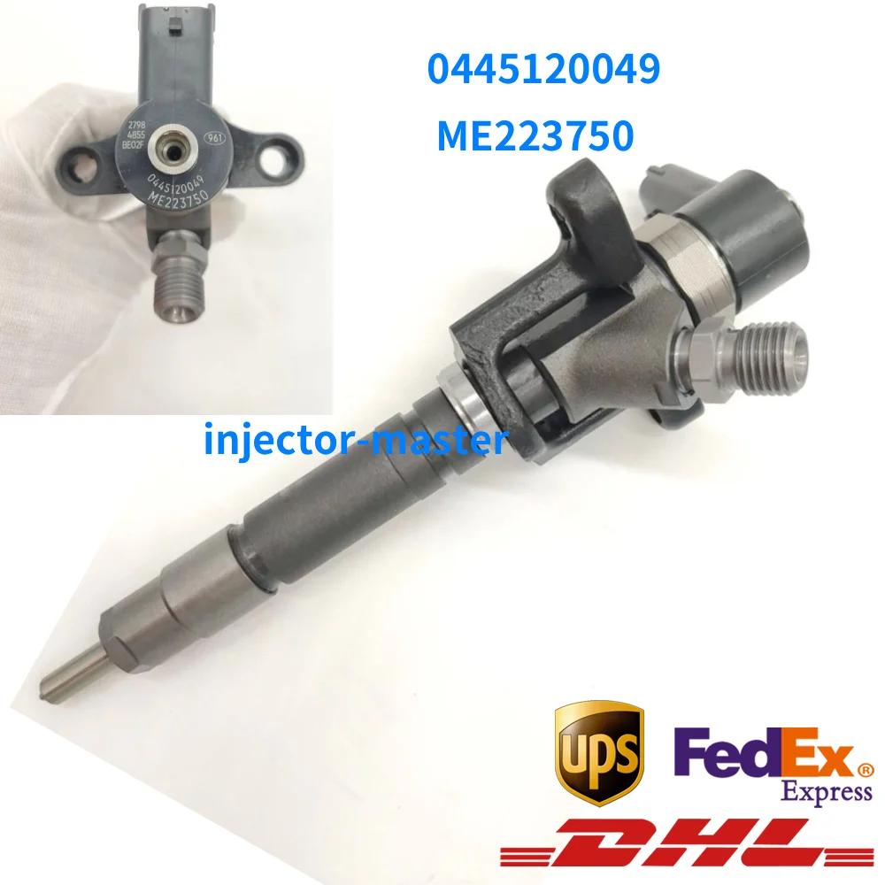 0445120049 Diesel Fuel Injector ME223750 ME223002 Fits For Mi/t-/s-/u-/b-is-h-i Engine 4M50 4.9L
