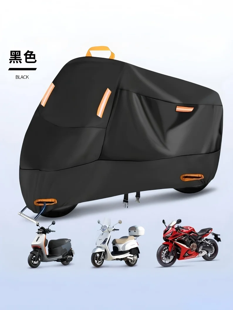 420D Heavy-duty Waterproof Motorcycle Cover - UV Protection - Dustproof