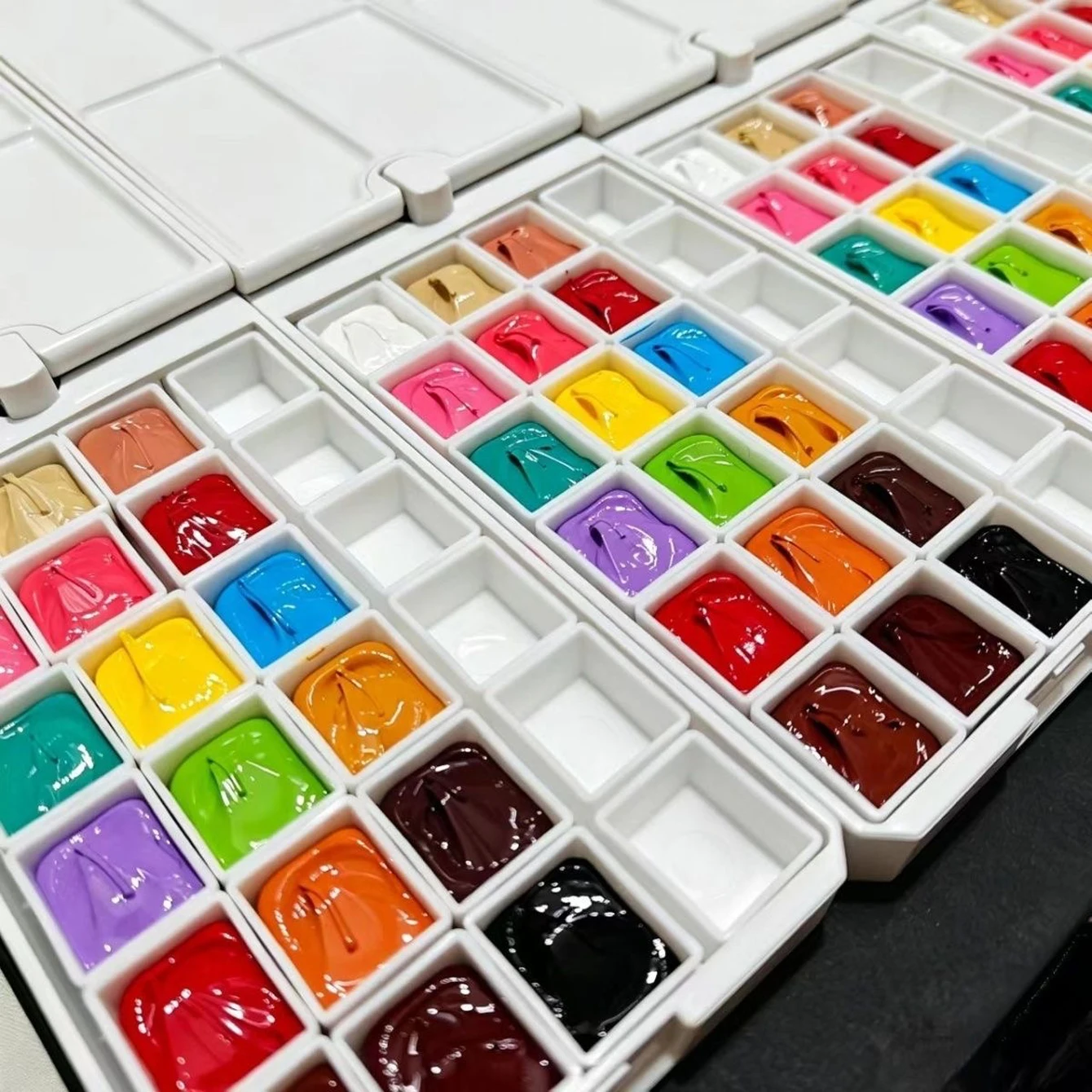 18-Farben-Malpalette Neue Monet-Blumen-Malpalette, Transfermalerei, Blumengel-Lack, geeignet für den DIY-Einsatz im Salon – Detail 9