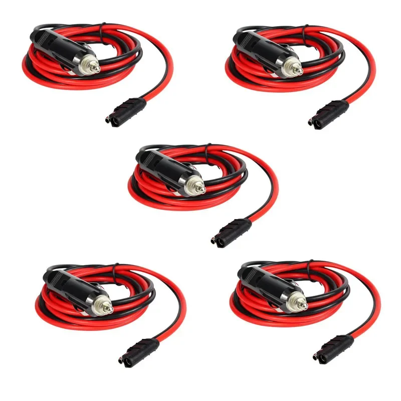 

Lot 5PCS 12V Cigarette Lighter Power Cable for Motorola GM300 GM338 GM340 GM360 GM380 GM3688 GM1280 GM160 GM640 Mobile Car Radio