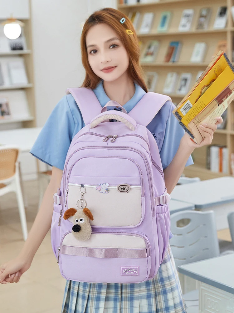 Lightweight School Bag College Laptop Backpack for Women Travel bag High School Middle Bookbag for Girls