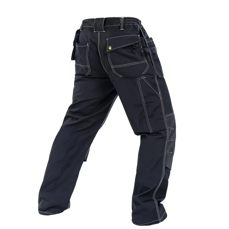 Cargo Pants Men with Knee Pads Carpenter Pants Men Workwear Multi Pockets Work Trousers Men Construction