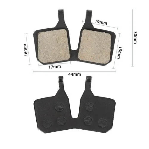 Imagen 2 del producto Pastillas de freno hidráulico para bicicleta de montaña, accesorios de repuesto de resina para Magura MT5 y MT7, tipo 9,p