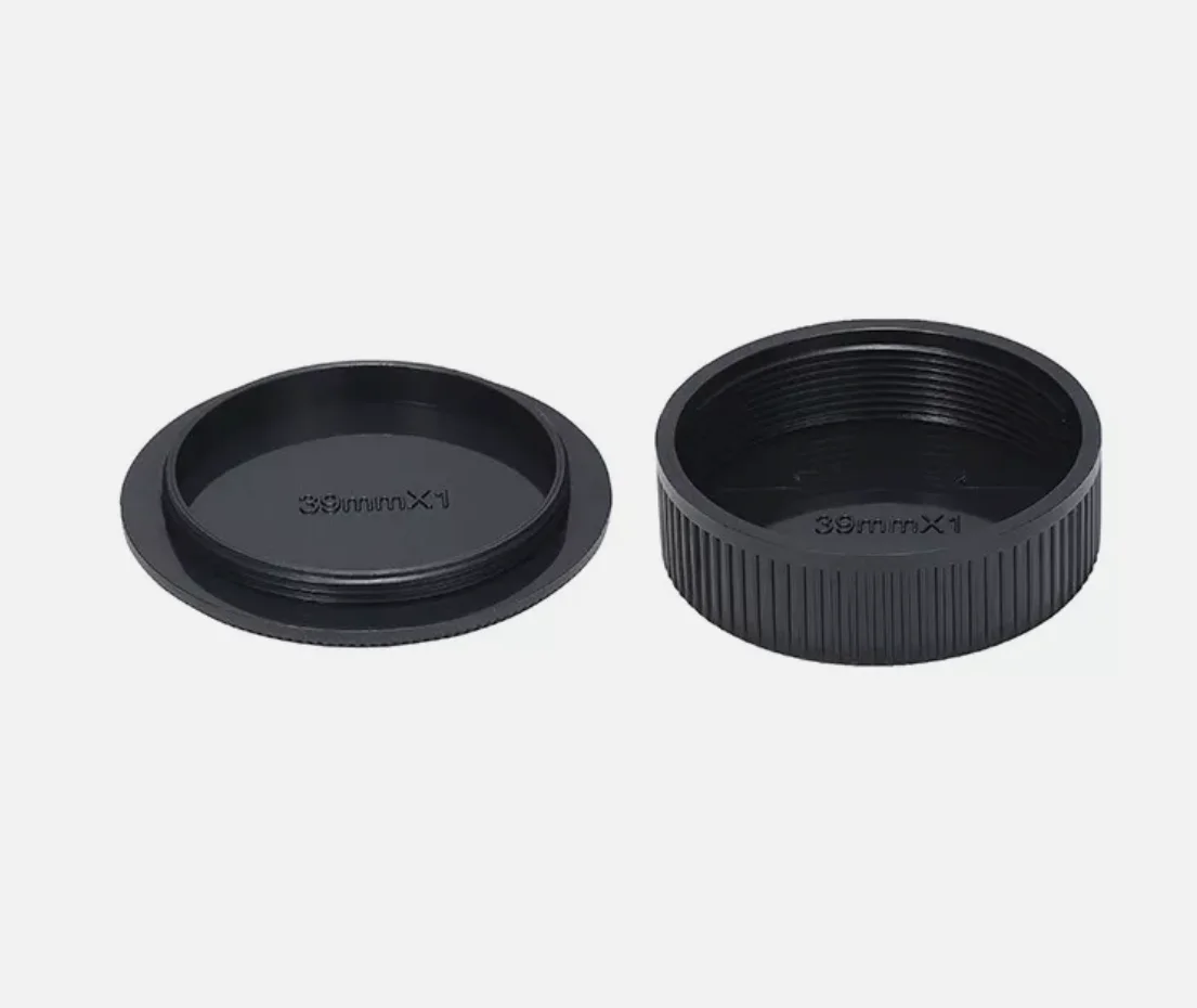 Body & Back Cap Set Leica M39 Screw Fit Rear Lens Cap & Camera Body Cap