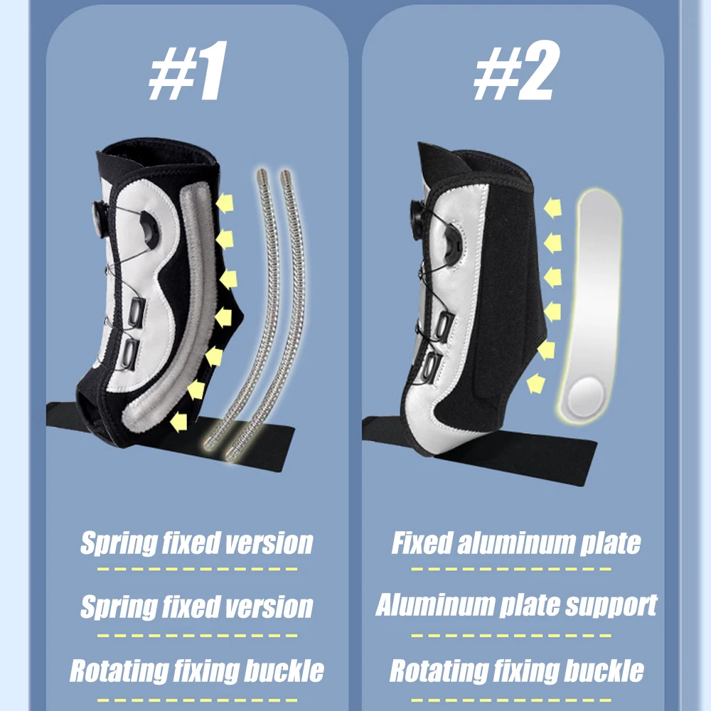 Verstelbare sport enkelbraces, verstuikingsondersteuningbeschermer, voetbeschermer, Varus-correctie, 1 st