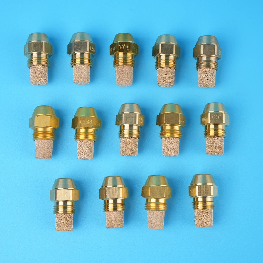 60 Degree Heavy Duty Fuel Burner Nozzle, Fuel Burner Nozzle, Diesel Fuel Injection Brass Fuel Burner Nozzle