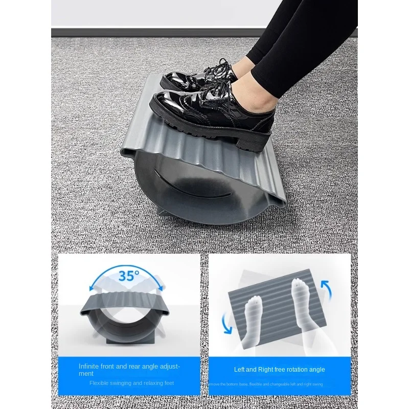 Ergonomic Footrest Stool for Office and Home Use - Reduce Fatigue and Improve Posture