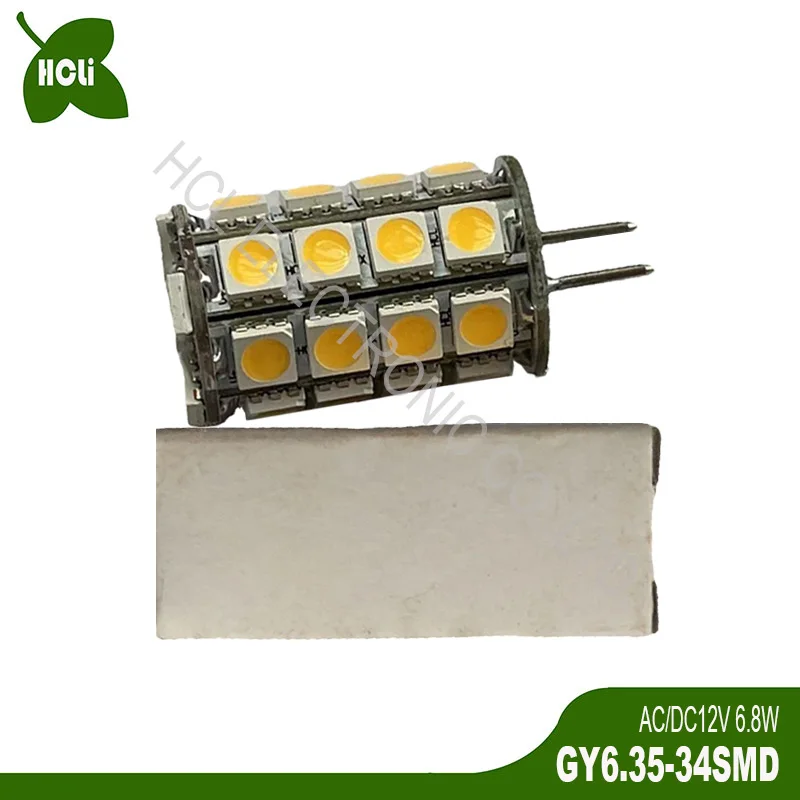 

High quality AC/DC12V DC12V DC24V 6W GY6 GY6.35 G6.35 G6 G5.3 G4 Bulb Interior LED Indoor Lamp Crystal Light free shipping 10pcs