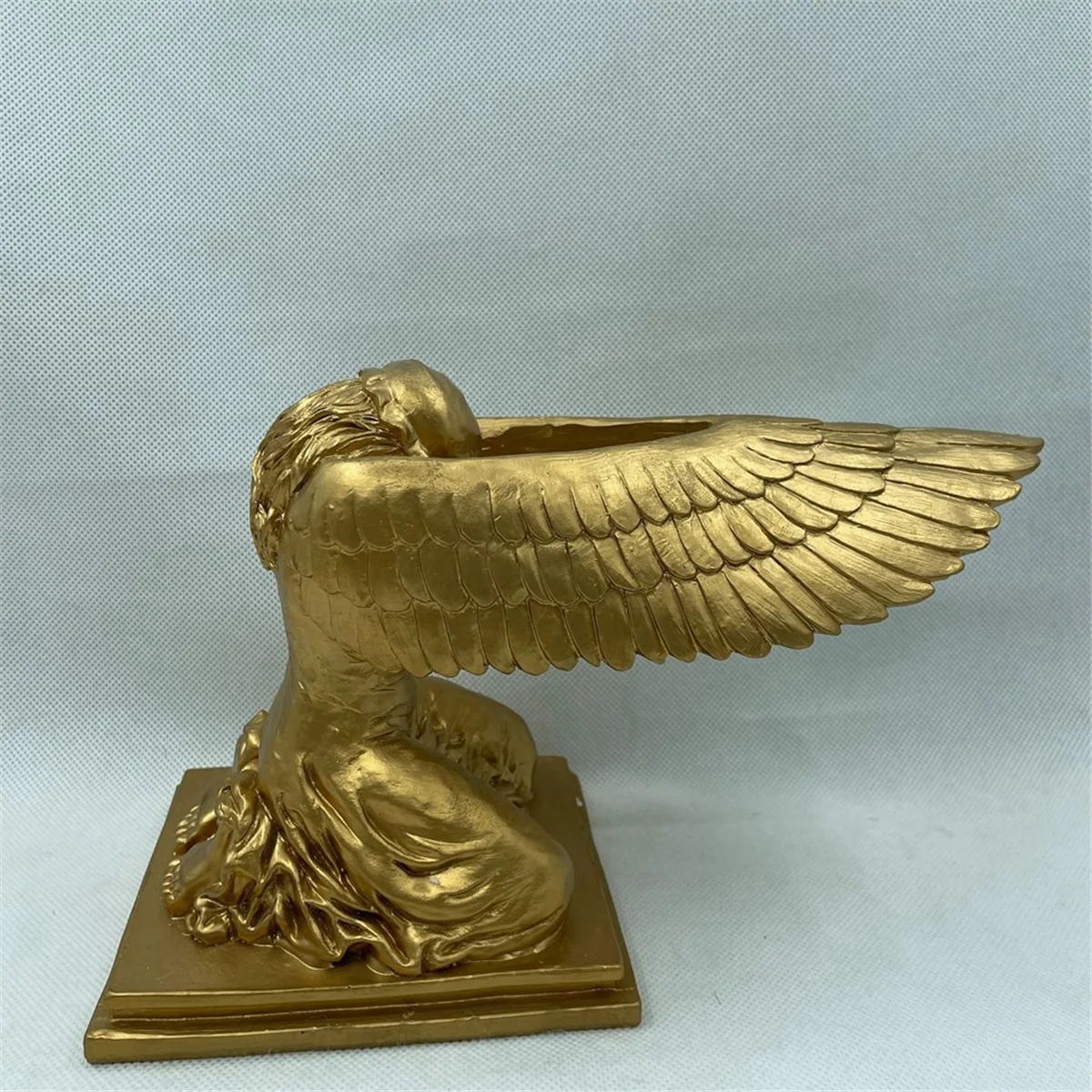 Angel Wing Nordic Praying Figure Statue Living Room Desktop Decoration Ornaments Figure Statue Angel Golden Wing