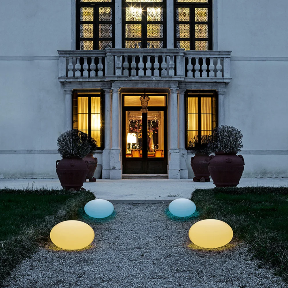 

Outdoor Waterproof Creative Luminous Stone Light Villa Courtyard Landscape Lamp Simulation Pebble Light