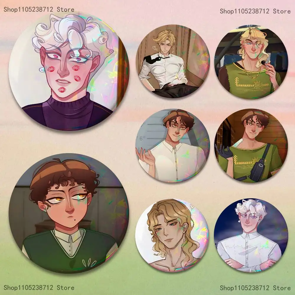 Game D-Dating K-Killmulator Button Pin Bright Printed Icon Gift For Friends Badge Collar Brooch Lapel Pin Metal