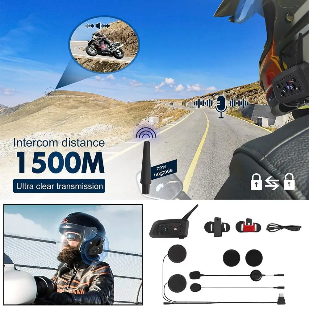 

Motorcycle Helmet Microphone For V6 Bluetooth Motorcycel Intercom Headset Part Suit Full/Open Face Helmet Accessories