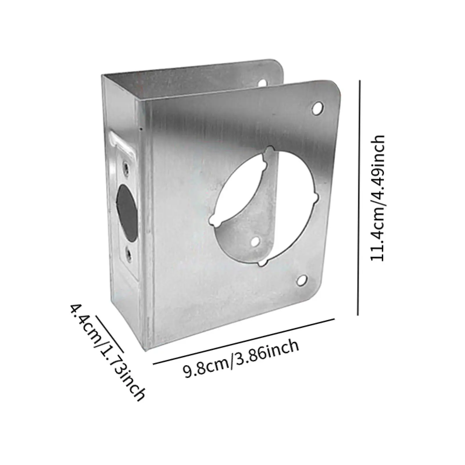 Rinforzo per serratura e porta Premium antiruggine robusto per porte spesse 1-3/4".
