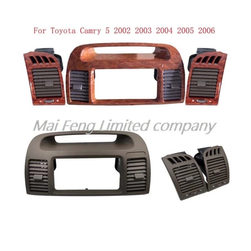 For Toyota Camry 5 2002 2003 2004 2005 2006 Fascia Automotive Stereo panel CD DVD interior accessories