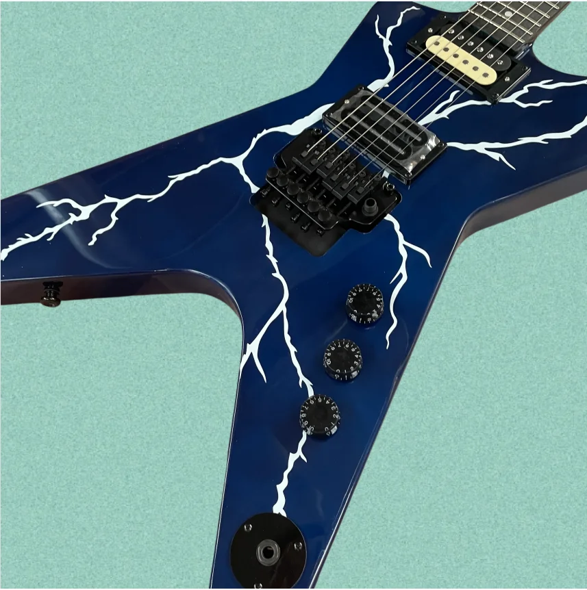 Electric Guitar Beginner - Nouvelle guitare électrique bleue à 6
