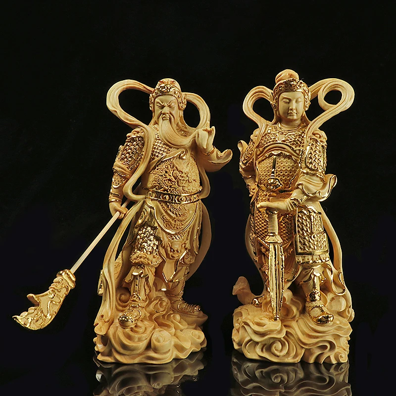 buis-guan-gong-sculpture-en-bois-skanda-samgharama-statue-de-bouddha-en-or-peint-porte-dieu-culte-decoration-d'interieur-12cm-18cm