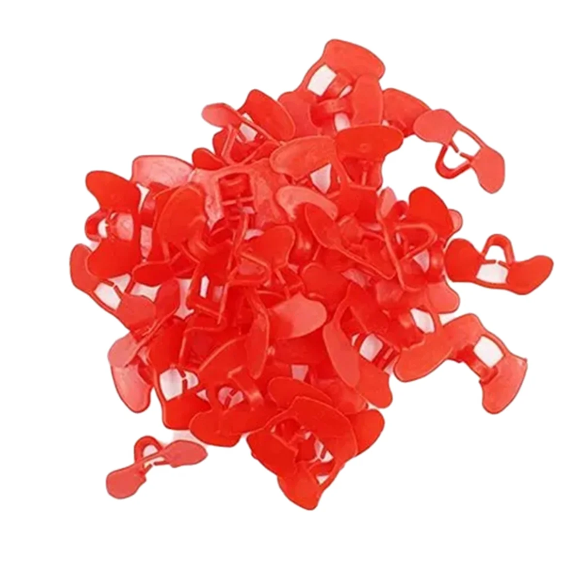 100 Pieces of Glasses for Preventing Chicken Pecking, Anti-Fighting Goggles, Non-Stick Chicken Glasses Mouth Snap Ring