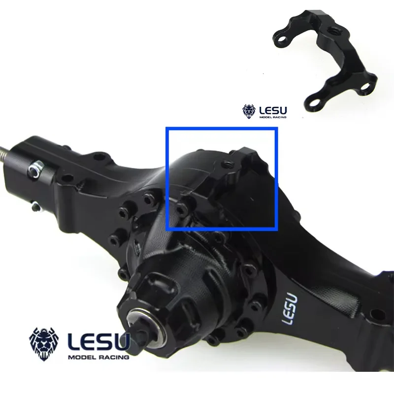 

1/14th Scale LESU Metal Rear Axle Fixed Mount M3 For 1/14 RC Tractor Truck Radio Controlled Tamiyay Car Electric Dumper Model