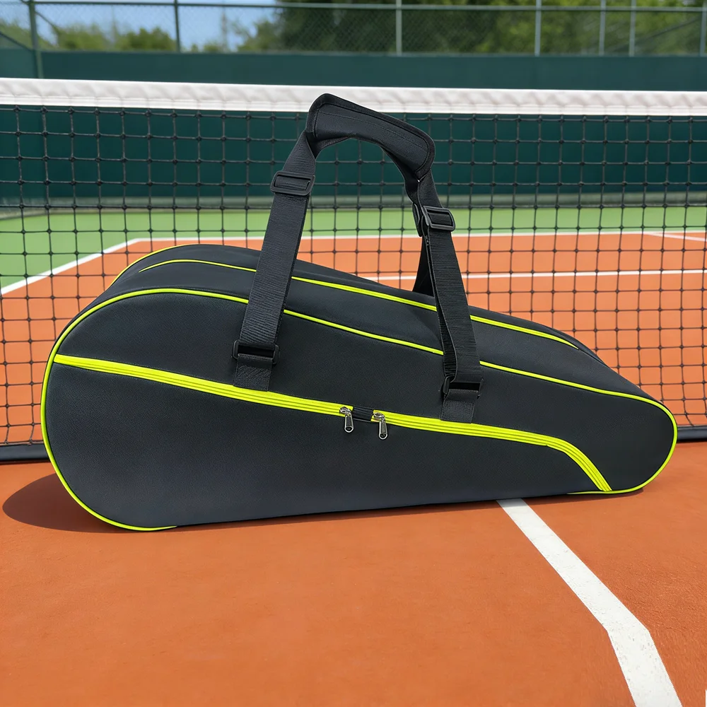 3-6 Pieces Tennis Backpack Large Capacity Tennis Rackets Bag Badminton Gymbag Squash Racquet Bag with Separated Shoes Bag