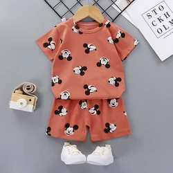 2022 Summer Children's short sleeve Set Cotton Baby Dinosaur 2-piece Clothes Boy's Clothing Set Baby Toddler Clothing For Boy