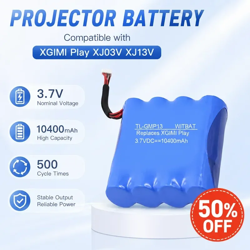 For Extreme Rice Play XJ03V XJ13V Projector Battery B0591B