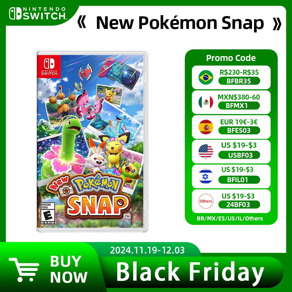 Nintendo Switch Game Deals - New Pokemon Snap- Games Cartridge Physical Card Support TV Tabletop Handheld Mode