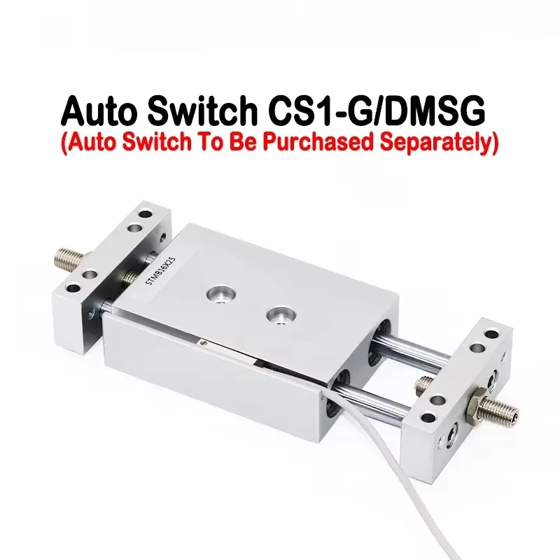 pneumatic-cylinder-stmb-series-small-adjustable-sroke-sliding-table-double-shaft-double-rod-cylinder-stmb10-16-20-25-50-100-150