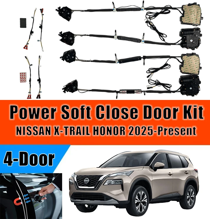 Xcar for Nissan X-TRAIL HONOR 2025-Present Car OEM Automatic Soft Close Door Electric Suction Kit Auto Power Closing
