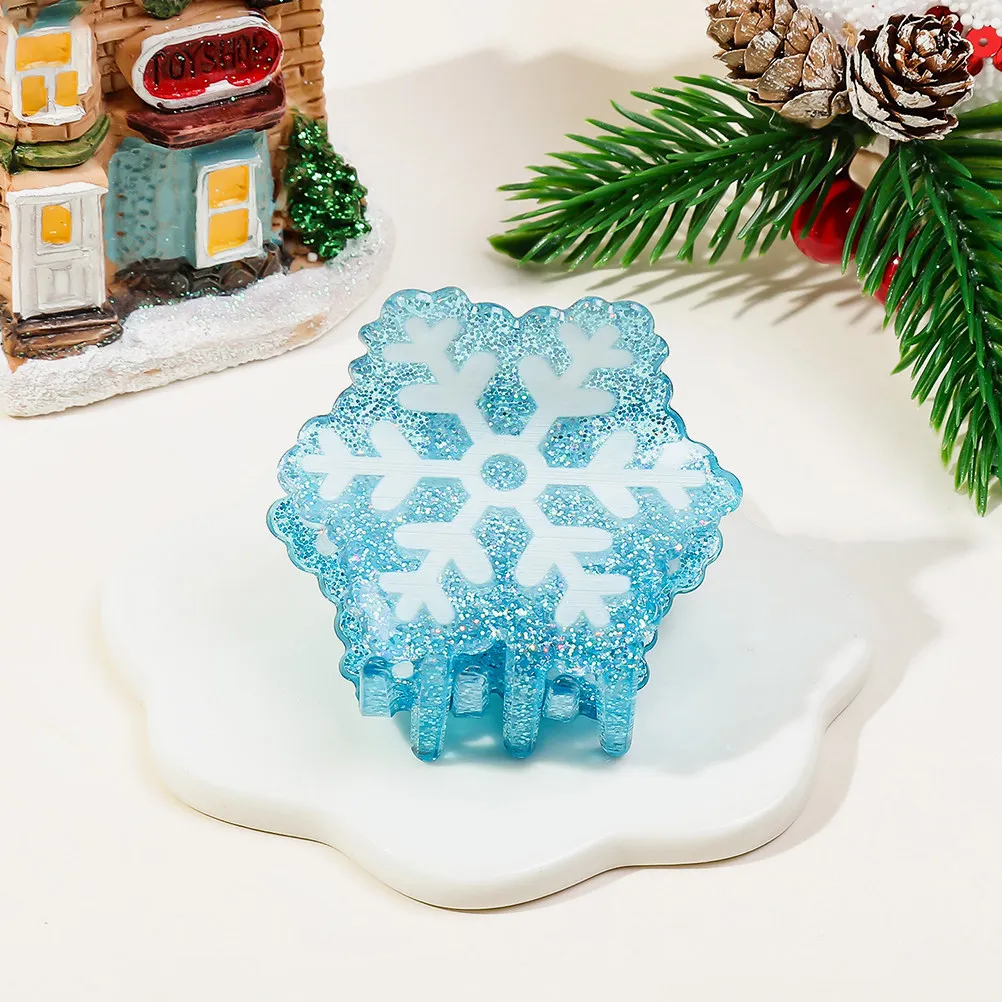 

5Pcs Womens Hair Clips Christmas Themed Small Claw Clips Adorable Hair Accessories for Girls Parties Proms Ceremonies Daily