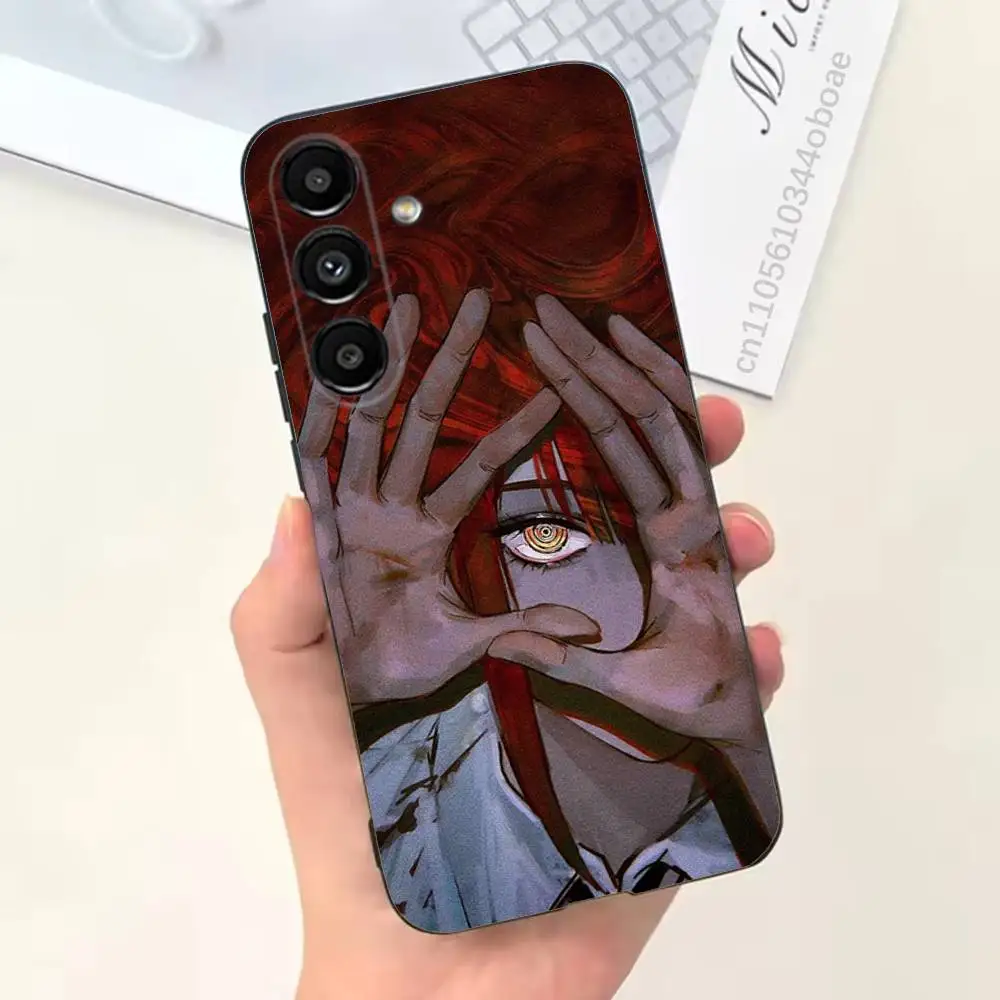 Makima C-Chainsawman Phone Case For Samsung S25,24,21,22,23,20,S30,Ultra,Plus, Fe,5G Silicone Cover