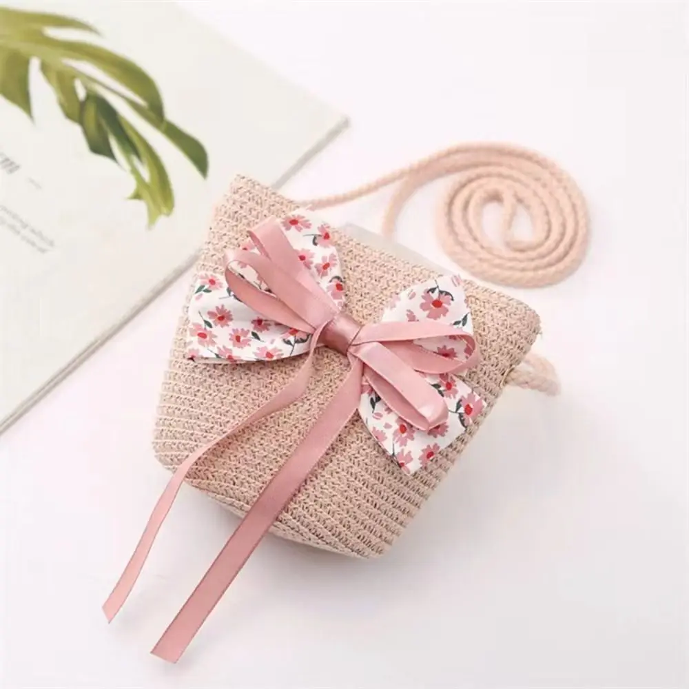 Kids Girls Summer Sun Hat Straw Hat Bag Fashion Children Sunscreen For Girls Cool Hat Handbag Cute Breathable Baby Accessories