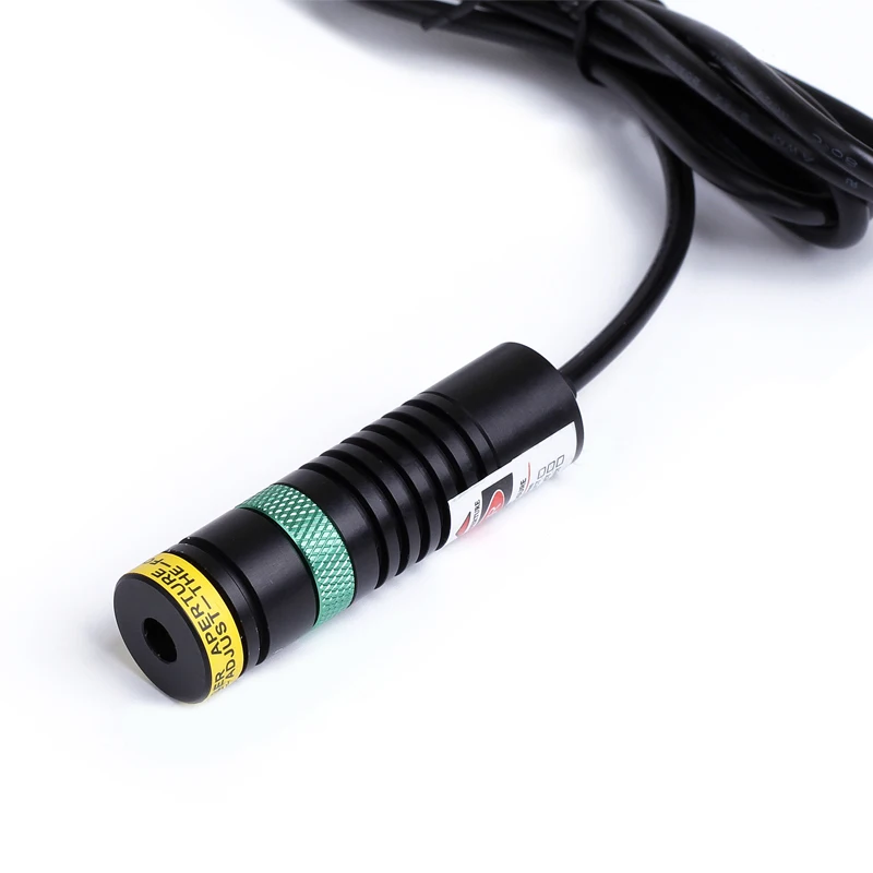 Focusable Cross Line D18x65mm 520nm Green 10mw 20mw 30mw 50mw 80mw 135mw Module Laser for Wood Cutting (FREE with EU Adapter )