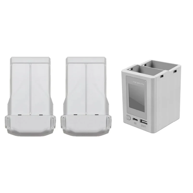 Baterias de drone 3850mAh 7.37V para DJI Mini 3 Mini 3 Pro Mini 4 Pro Acessórios de bateria de voo inteligente Baterias Hub de carregamento