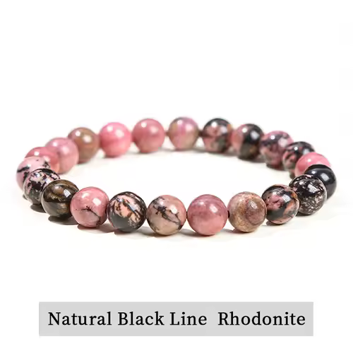 JD Natural Stone Beads Bracelet Amethyst Tiger Eye Crystal Quartz Agate Gem Beads Bangles Women Men Reiki Healling Jewelry Gift - Image 35