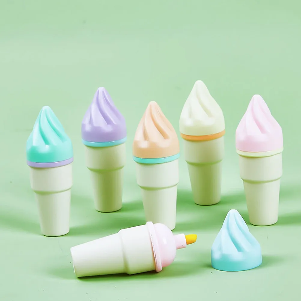 

Набор из 6 конусообразных маркеров-выделителей: яркие цвета, компактные, легкие, эстетичные маркеры для художников, раскрашивания, DIY и ведения дневников