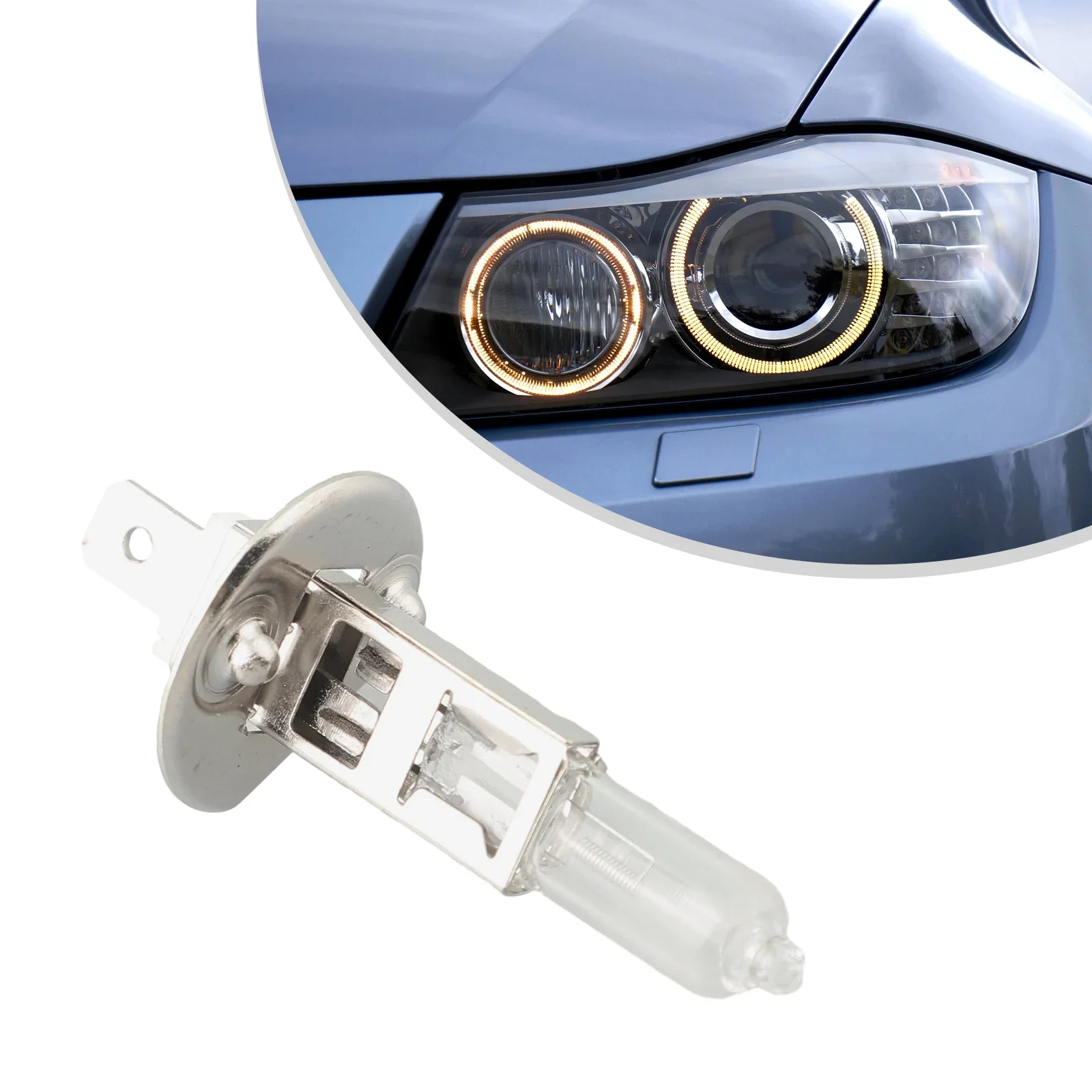 

4Pcs 55W 12V Warm White Auto Headlight Halogen Bulb High/Low Beam 2000LM Quartz Aluminum Alloy Shell Headlights