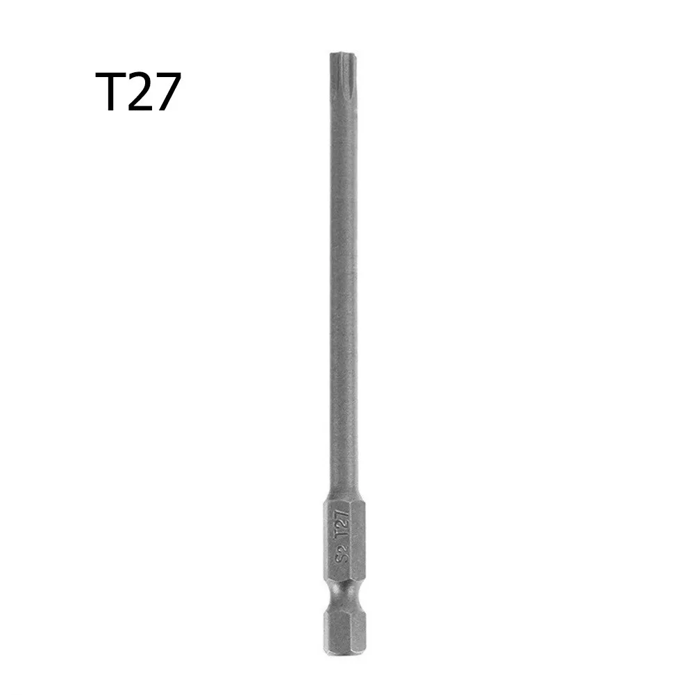 Security Tamper Proof Screwdrivers Bits 100mm Long Reach Magnetic Torx Screwdriver Alloy Steel T8 T10 T15 T20 T25 T27/T30/T40