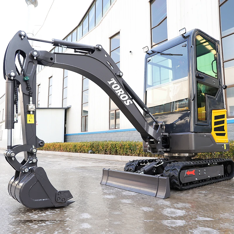 2000kg 1 Ton Hydraulic Mini Excavator with Competitive Prices Multifunctional Farm Use Mini bagger Customized