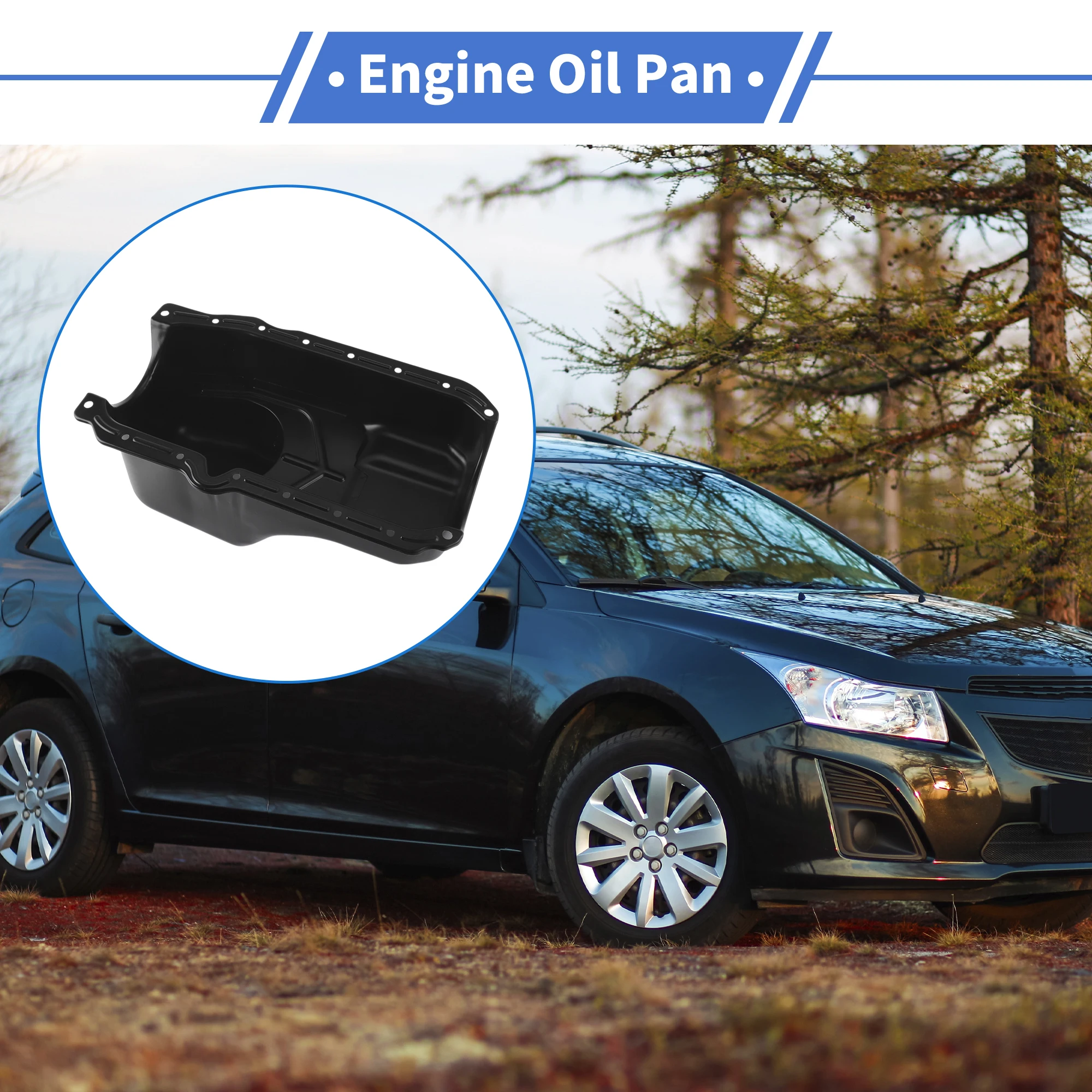 

UXCELL 1 Pcs No.10054809 Engine Oil Pan for Chevrolet Astro 1986-1995 Iron Black