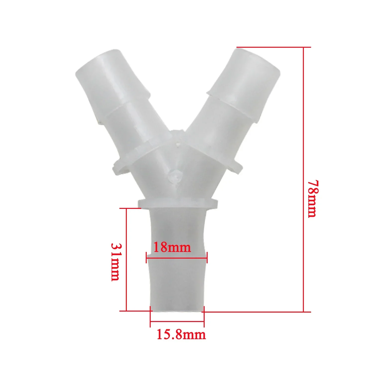 محول مستقيم/Y-tee لموصل خرطوم تصريف مكيف الهواء ميديا