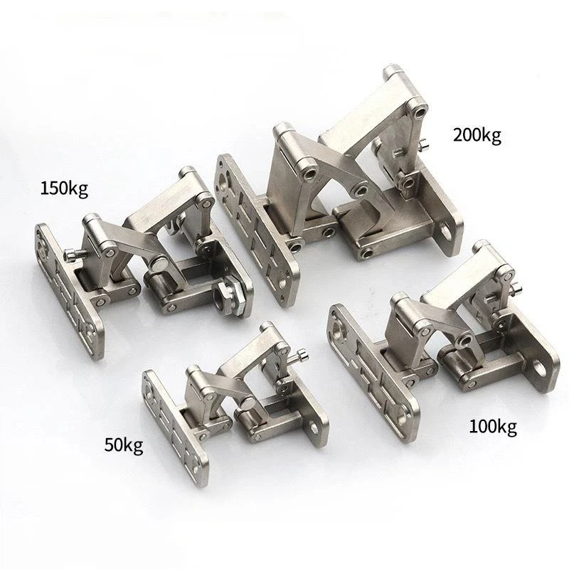 1PCS Stone Door Hinge Fire Hydrant Heavy Duty Invisible Door Concealed Door Stainless Steel Folding Hinge Fire Box