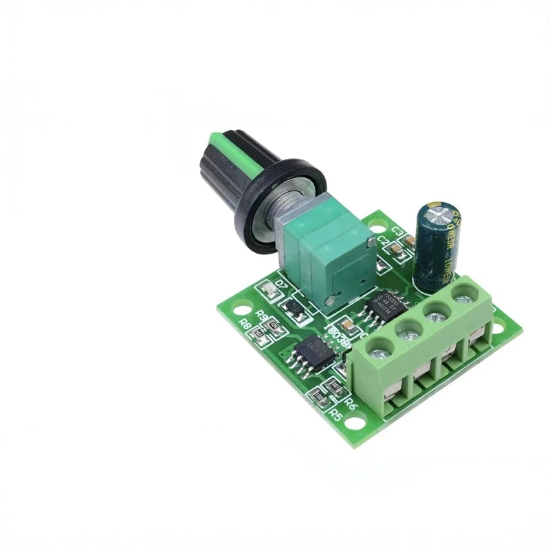 Mini DC PWM Motor Speed Controller 2.2-12V 2A Adjustable Speed Regulator Module - view 6
